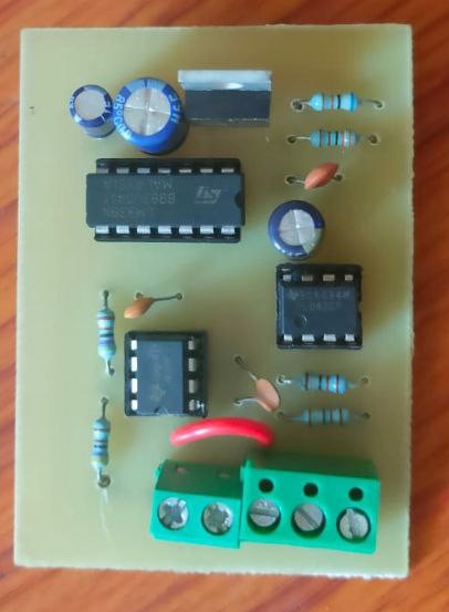 PCB for opamp quantiser subsystem