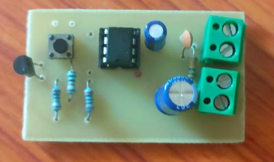 PCB for delay timer subsystem