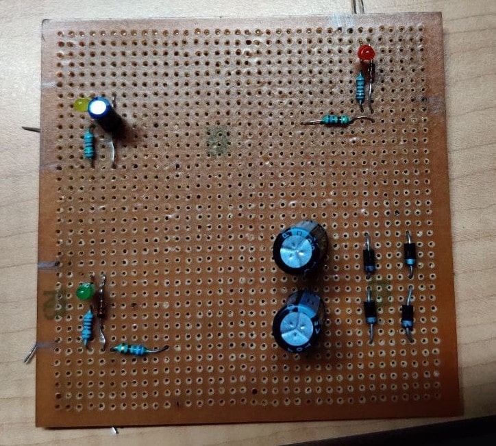 PCB of DC power supply circuit