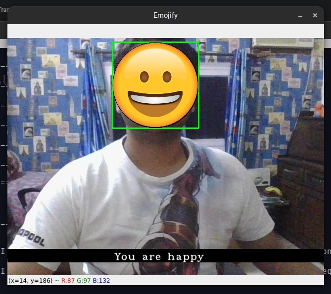 Program after emotion is detected