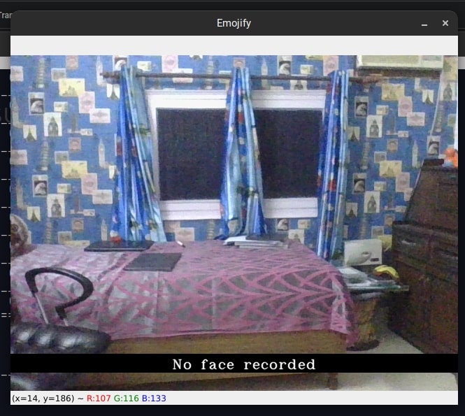 Program when no face is detected